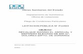 LICITACION PÚBLICA N P12423 OBJETO: RECALQUE BARRIO EL ABROJAL Y DEPÓSITO ELEVADO DE ...licitaciones.ose.com.uy/documents/P12423.pdf · 2012-05-17 · Obras Sanitarias del Estado