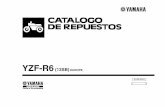 YZF-R6 · CATALOGO DE REPUESTOS ©2008 por Yamaha Motor Co., Ltd. 1ª edición, agosto 2008 Todos los derechos reservados. ... CODIGO Nº DESCRIPCION 13SB OBSERVACIONES 1 13S–12170–00