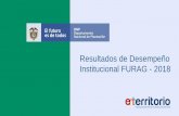Resultados de Desempeño Institucional FURAG - 2018...71,3 Calidad de la información Utilizar la información proveniente de los ejercicios de seguimiento y evaluación para mejorar