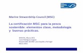 La certificación MSC para la pesca sostenible: elementos clave, … · 2011-04-27 · El MSC es coherente con el Codigo de Buenas Practicas para la Fijacion de Estándares Sociales