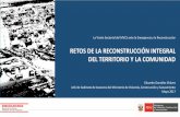 RETOS DE LA RECONSTRUCCIÓN INTEGRAL DEL TERRITORIO Y … · 2017-05-09 · Nuevas habilitaciones urbanas – AVN Reforzamiento Elaboración de expedientes y ejecución de obras de
