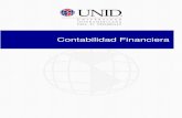 Contabilidad Financiera - UNID · de los estados financieros más importantes: el balance general y el estado de resultados. La balanza de comprobación tiene por objetivo determinar