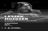 LESZEK MOZDZER - Auditorio de Tenerife...Auditorio de Tenerife y la Asociación Canario Polaca ARKA presentan en concierto a Leszek Możdżer, destacado pianista, compositor y productor