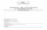 MANUAL DE CRITERIOS Y PARÁMETROSportal.inab.gob.gt/images/centro_descargas/for... · Manual de Criterios y Parámetros -PROBOSQUE- Versión 1, 2016 10 c) Densidades Iniciales Para