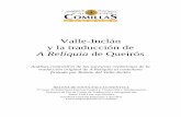 Valle-Inclán y la traducción de · 2016-12-12 · a cabo por diferentes editoriales, que han permitido que se consolide como la traducción más difundida de esta novela al castellano.