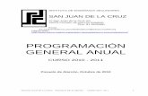 PROGRAMACIÓN GENERAL ANUAL · de duración, en el que el IES San Juan de la Cruz ha actuado como centro coordinador de una agrupación en la que se asociaban los IES de Cartagena