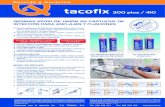 Resinas y morteros tacofix - TECNOLtacofix_410_DEF.pdf · Resinas y morteros tacofix 300 plus / 410 RESINAS EPOXI DE UNIÓN EN CARTUCHO DE ... , forma de empleo y sus aplicaciones.