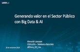 Generando valor en el Sector Público con Big Data & AI · 25 Principios de IA de Telefonica Fair: AI technology applications must give fair results, without discriminatory impacts