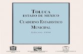 Toluca estado de México : cuaderno estadístico municipal 1994internet.contenidos.inegi.org.mx/contenidos/... · Municipal de Toluca, Estado de México, Edición 1994, documento