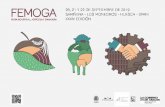 programa general femoga 2019· Exhibición de artesanía de fabricación de jabones artesanales. · Exhibición de artesanía de talla en madera de boj por RAMÓN AGRAZ de Barbastro.