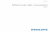 Manual de usuario - Philips...Contenido 1 Presentación del televisor 4 1.1 Televisor Ultra HD 4 1.2 Ambilight 4 1.3 Conexión Bluetooth 4 2 Instalación 5 2.1 Instrucciones de seguridad