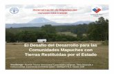 El Desafío del Desarrollo para las Comunidades …...Convenio FAO-CONADI El Desafío del Desarrollo para las Comunidades Mapuches con Tierras Restituidas por el Estado Gobierno de