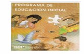  · educacion inicial programa de educacion inicial vesór, octubre. 192 . isbn 968-29-4690-5 . secretaria de educacion subsecretaria de educacion basica unidad educacton inicial