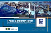 Paz Sostenible...Paz Sostenible Fortaleciendo capacidades locales para promover comunidades pacíficas e inclusivas PROJECT No. 90196 INFORME ANUAL Periodo de reporte: 30/11/2016 –
