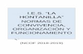 NORMAS DE CONVIVENCIA, ORGANIZACIÓN Y FUNCIONAMIENTOies-lahontanilla.centros.castillalamancha.es/sites/ies... · 2019-09-27 · 5 -RESOLUCIÓN 20/06/2006 de la Dirección General