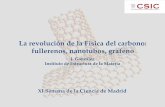 La revolución de la Física del carbono: fullerenos ...de la molécula, que es lo que ha detectado. el telescopio. Estos fullerenos han sido encontrados en lugares diferentes del