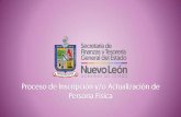 Presentación de PowerPoint - Nuevo León · 2017-02-03 · En caso de no conocer tu CURP, puedes consultarla en http-]/consultas.curp.gob.mx CURP' Segundo apellido* Fecha de Nacimiento*