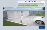 NiceGate&Door · 2017-04-27 · NiceGate&Door 07.2016 Sistemas de automatización y gestión de puertas, y accesorios para puertas de garaje batientes, correderas, enrollables y basculantes