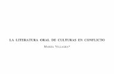 La literatura oral de culturas en conflictohedatuz.euskomedia.org/1291/1/06227259.pdf · 2016-11-28 · la literatura oral. Mi segunda preocupación es apoyar y acompañar a los pueblos