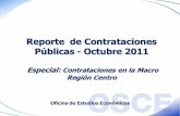 Reporte de Contrataciones Públicas - Octubre 2011...Del total de contrataciones que ha realizado el Estado peruano en el periodo de Enero a Octubre de 2011, las modalidades de Procedimiento