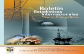 UPME Boletín Estadísticas Internacionales Minero Energéticas · edición del boletín Estadísticas Internacionales Minero Energéticas, documento que contiene inf or mación de