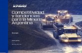 Competitividad y tendencias para la Minería Argentina · 2020-03-21 · Competitividad y tendencias para la minería argentina en 2019 Con el aumento de las tasas de interés libre