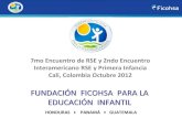 FUNDACIÓN FICOHSA PARA LA EDUCACIÓN INFANTIL Proyectos... · 2012-12-10 · FUNDACIÓN FICOHSA Un compromiso con la Comunidad EDUCANDO NUESTRO FUTURO Proyecto de Fundación Ficohsa