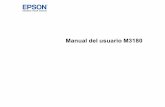Manual del usuario - M31803 Contenido Manual del usuario M3180 13 Características generales del producto 14