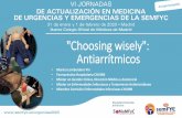 Choosing wisely: Antiarrítmicos clínica...Antiarrítmicos • Marina Lombardero Pin • Farmacéutica Hospitalaria CHUIMI • Máster en Gestión Clínica, Dirección Médica y