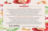 gruposalepepe.esgruposalepepe.es/descarga/menu-salepepe-castanos.pdf · 2020-03-02 · Ensalada César con cogollo, parmesano, pollo de corral y pan tostado Caesar salad with lettuce