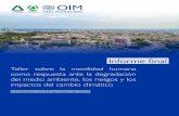 Taller sobre la movilidad humana como respuesta ante la ... Taller Cuba.pdf · Taller sobre la movilidad humana como respuesta ante la degradación del medio ambiente, los riesgos