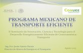 II Seminario de Innovación, Ciencia y Tecnología … EEG...Ing. Fco. Javier García Osorio Director de Ahorro de Energía en el Transporte II Seminario de Innovación, Ciencia y