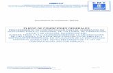 PLIEGO DE CONDICIONES GENERALES - EMT Madrid · 2016-06-28 · PLIEGO DE CONDICIONES GENERALES PARA LA CONTRATACIÓN DE SUMINISTROS . 1.- OBJETO DEL PLIEGO DE CONDICIONES. El objeto