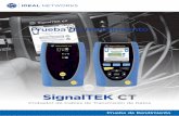 SignalTEK CT - Cables y Redes...permite generar reportes de pruebas en pdf que prueban las tasas de velocidad de los enlaces Gigabit Ethernet instalados. Para instaladores, esto significa