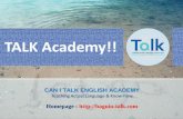 TALK Academy!! · 2014-12-05 · toeic模擬テストが毎日できます. toeicテストをたくさんこなすことで、短期間でのスコアアップを望めます. 取扱い教材（例）