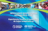 Infecciones respiratorias agudas en el Perú. …Las Infecciones Respiratorias Agudas (IRAS) son un grupo de enfermedades causadas por virus, bacterias y hongos, siendo la forma grave,