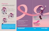 Triptico Cancer de mama actualizacionEl cáncer de mama tiene mayor incidencia a partir de los 50 años, por eso los programas de prevención se dirigen a esa población. De todas