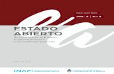 ESTADO ABIERTO - Argentina · información a nivel local y, posteriormente, elaborar una descripción de la dimensión territorial de la brecha digital. Dos reseñas bibliográficas