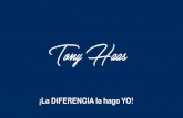 ¡La DIFERENCIA la hago YO!tonyhaas.com.mx/wp-content/.../2017/12/...LA-HAGO-YO-CLN-01-201… · •Los principios y fundamentos de PNL ... aprendizaje vivencial y dinámicas de reflexión.