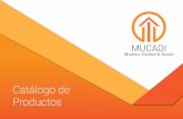 Catálogo de Productosmucadi.com/wp-content/uploads/2017/08/catalogo_final... · 2017-08-10 · ecuatoriano, trabajamos de la mano con artesanos para ofrecerte un portafolio completo