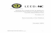 LEED NC - SpainGBC.orgspaingbc.org/files/leed_nc_v2_2_esp_01.pdf · 2016-10-10 · LEED-NC en Español, o por pérdidas, daños y perjuicios (incluyendo, sin limitación, indemnizaciones)