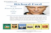 Encuentro con Richard Ford - Biblioasturias · Un trozo de mi corazón, 1976 ... Ford ha sido profesor y ha recopilado y editado importantes libros. Como recopilador se ha distinguido