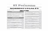 Publicacion Oficial - Diario Oficial El Peruano€¦ · implementar aspectos de identidad del agente encubierto y garantizar su protección en el marco de la técnica especial de