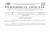 GOBIERNO CONSTITUCIONAL DEL ESTADO DE PUEBLA … · 2016-02-24 · (Novena Sección) Periódico Oficial del Estado de Puebla Lunes 21 de diciembre de 2015 2 GOBIERNO DEL ESTADO PODER