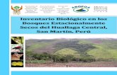 Inventario Biológico en los Bosques Estacionalmente Secos ...repositorio.iiap.org.pe/bitstream/IIAP/362/1/Garcia_libro_2015.pdf · de Agua por lenadores y madereros impulsó a este