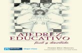 libro ajedrez - Diputación Palencia · Ajedrez g divertido alumnado para ir desentrañando los misterios del instructivo y atractivo juego del ajedrez, Esta cartilla basa en conceptos