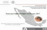Panorama Epidemiológico de Dengue, 2017Casos de Dengue, México 2016-2017 • Al comparar el comportamiento de los casos con lo ocurrido a la misma fecha del 2016, se observa un decremento