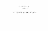 HIPERSENSIBILIDADold.fmed.uba.ar/depto/microbiologia/catedra2/sesc07.pdf · Receptores H1- H2- H3- H4 •contracción de la músculotura lisa bronquial, intestinal y uterina ... Prurito