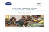 Análisis de efectos en Guinea · cia sobre las organizaciones contrapartes locales, el envío de personal especializado y/o financiamiento de pro- ... Este trabajo concluyó con