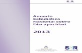 Anuario Estadístico Nacional sobre Discapacidad · de la discapacidad examinados (deficiencias, limitaciones de la actividad, restricciones de participación, condiciones de salud